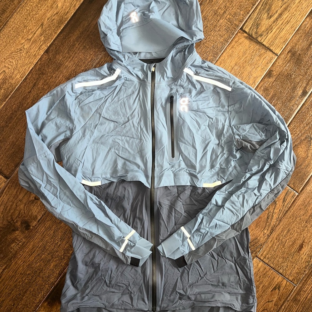 ON men’s weather running jacket